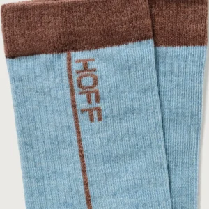 BLUE SOCKS WITH STRIPE*HOFF Shop