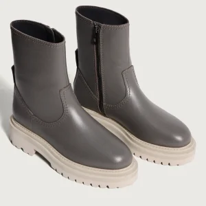 BOTTE EN CUIR OFFICE GRIS*HOFF Flash Sale