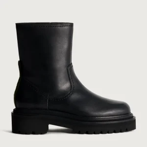 BOTTE EN CUIR OFFICE NOIR*HOFF Discount