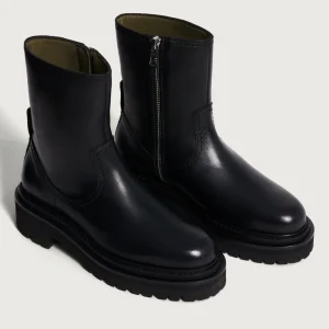 BOTTE EN CUIR OFFICE NOIR*HOFF Discount