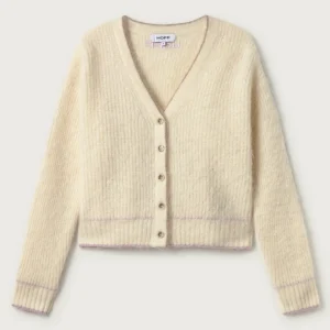 CARDIGAN LOUIS OFF WHITE*HOFF Clearance