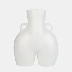LOVE HANDLES VASE WHITE*HOFF Hot
